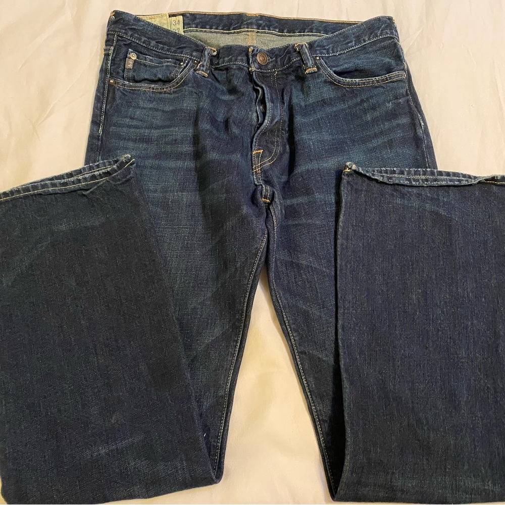 Abercrombie & Fitch Men’s Size 34 x 32 Baxter Low Rise Slim Boot